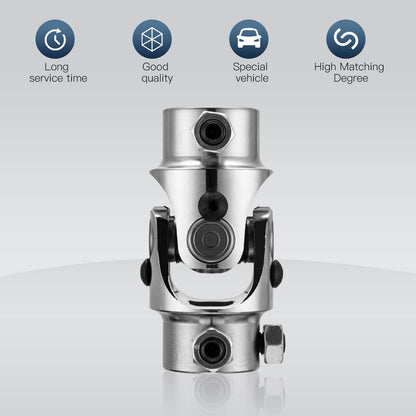 Solidspare New 3/4-36 Spline 3/4 DD U-Joint For Chevy Ford Universal Steering Shaft Coupler
