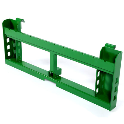 Solidspare 50" Pallet Fork Frame 4000LBS heavy-duty Steel For John Deere Loaders Skid Steer