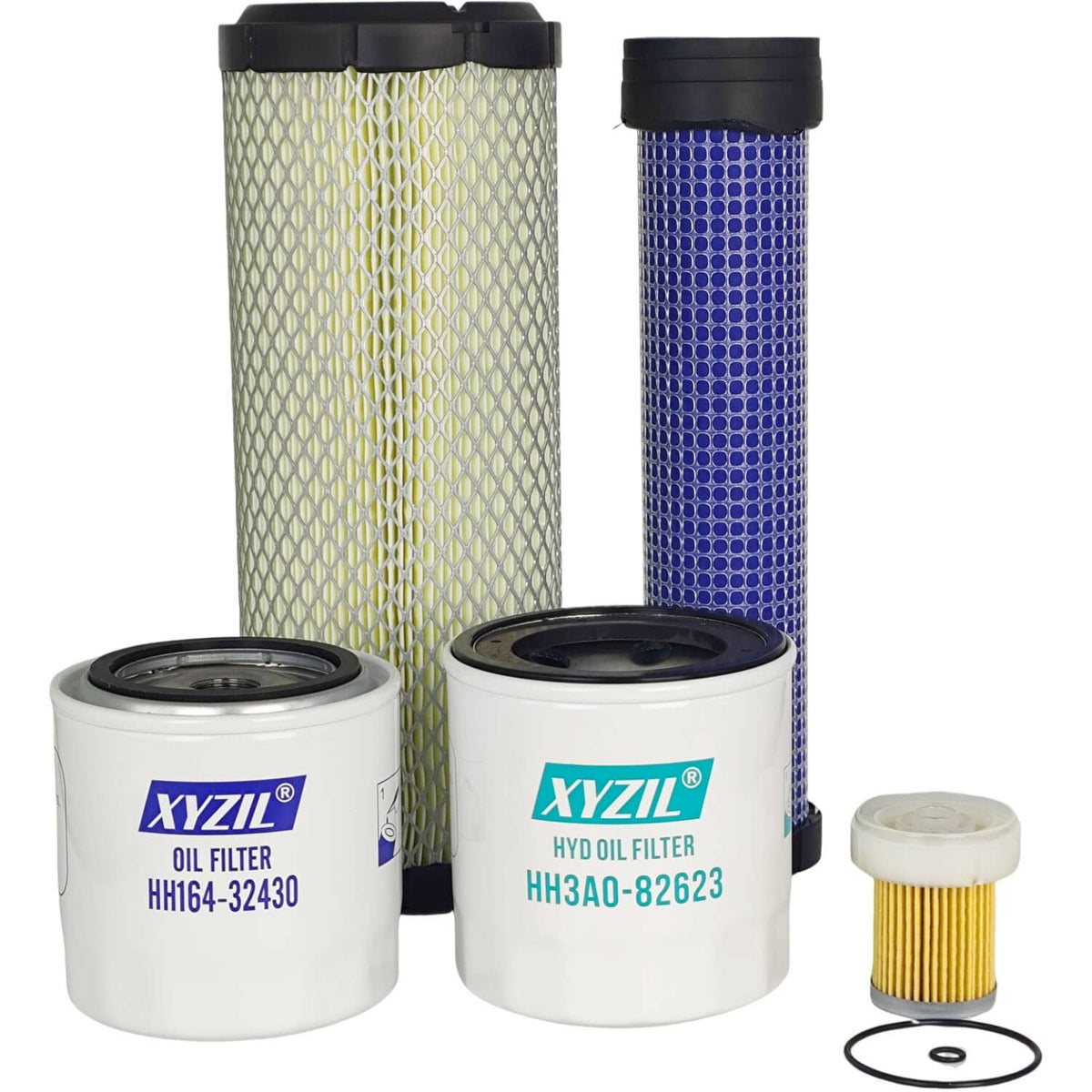 Solid Spare Maintenance Filter Kit Fit for Kubota HST Tractor L3200H L3800DT L2800DT