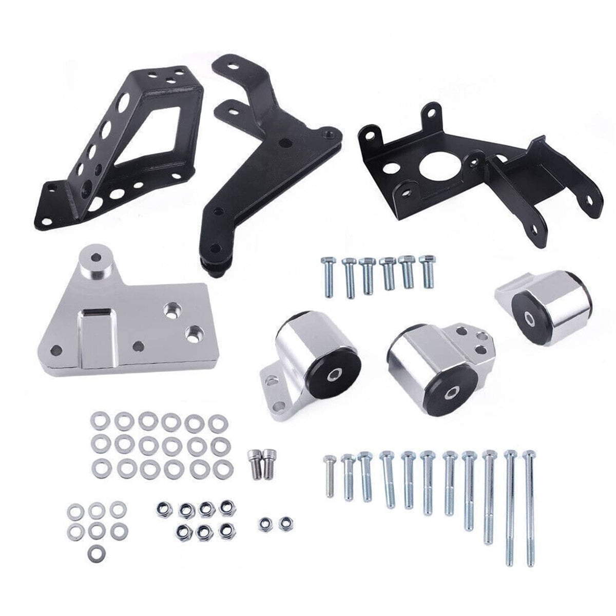 Solidspare Engine Mount Bracket for Honda Civic 92-95 EG K-Swap K20 K24 K-Series DC2 EG6 DC