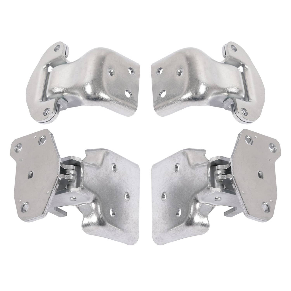 Solid Spare Door Hinges Upper&Lower For 1971-1974 Dodge Charger Coronet Plymouth GTX Silvery