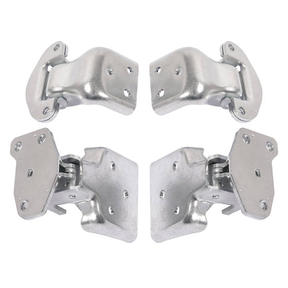 Solid Spare Door Hinges Upper&Lower For 1971-1974 Dodge Charger Coronet Plymouth GTX Silvery