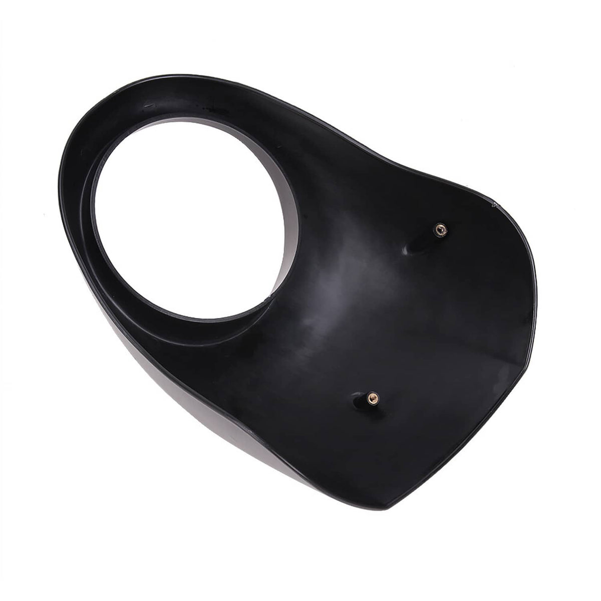 Solidspare Black Front Headlight Fairing Mask For 1973-UP Harley Sportster Dyna FX / XL