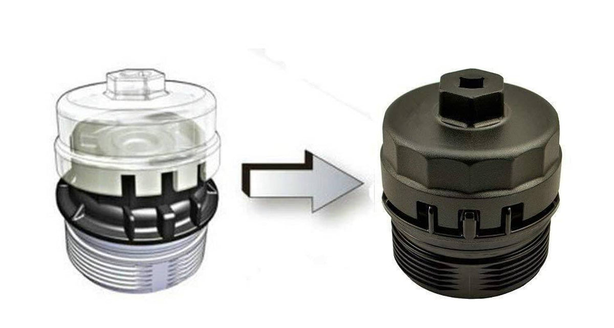 Solid Spare Oil Filter Cap Wrench 64mm 14 Flute for Toyota Lexus Scion 2.5L to 5.7L (Black)