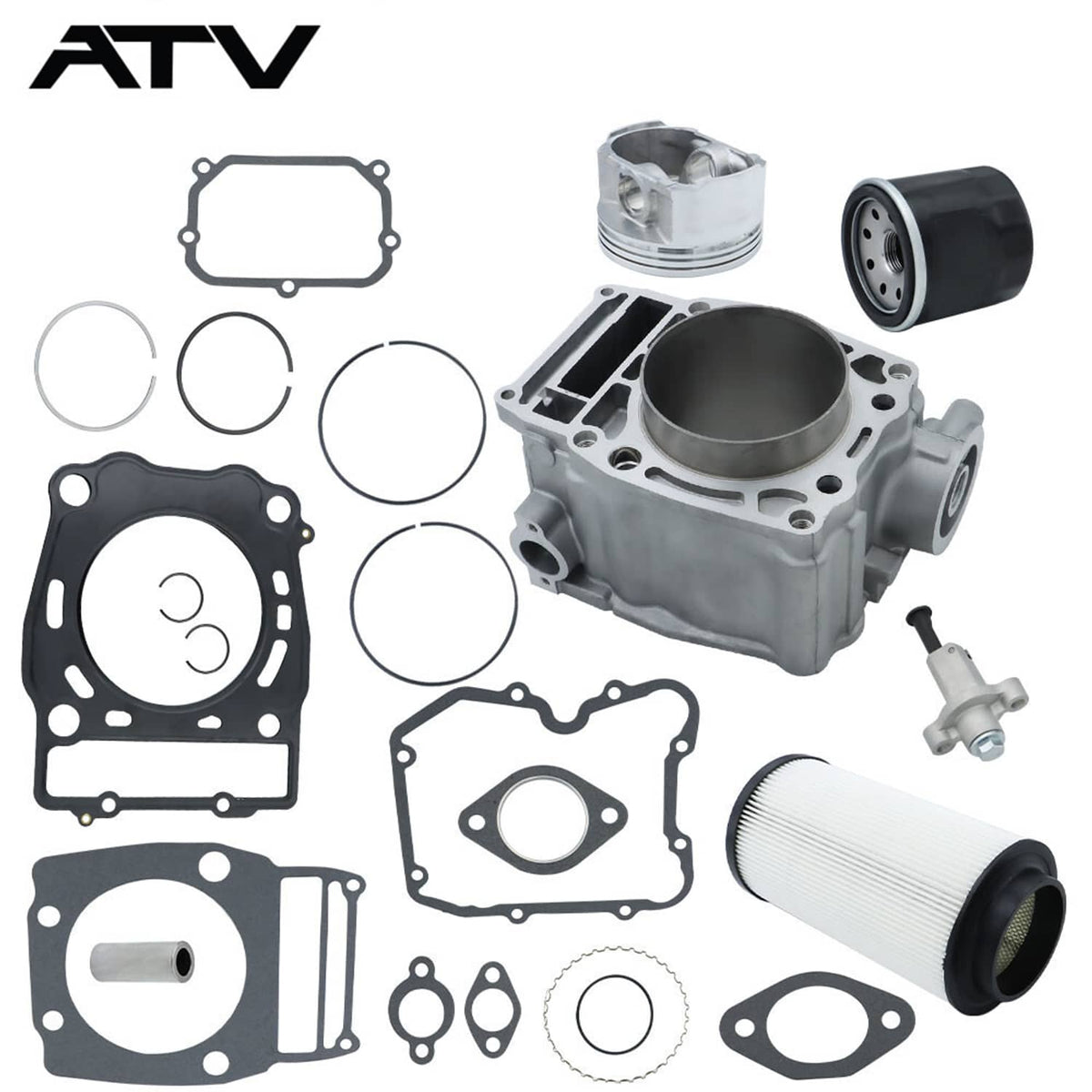 Solidspare For Polaris Sportsman X2 500 Cylinder Piston Gasket Top End Kit 2006-2009
