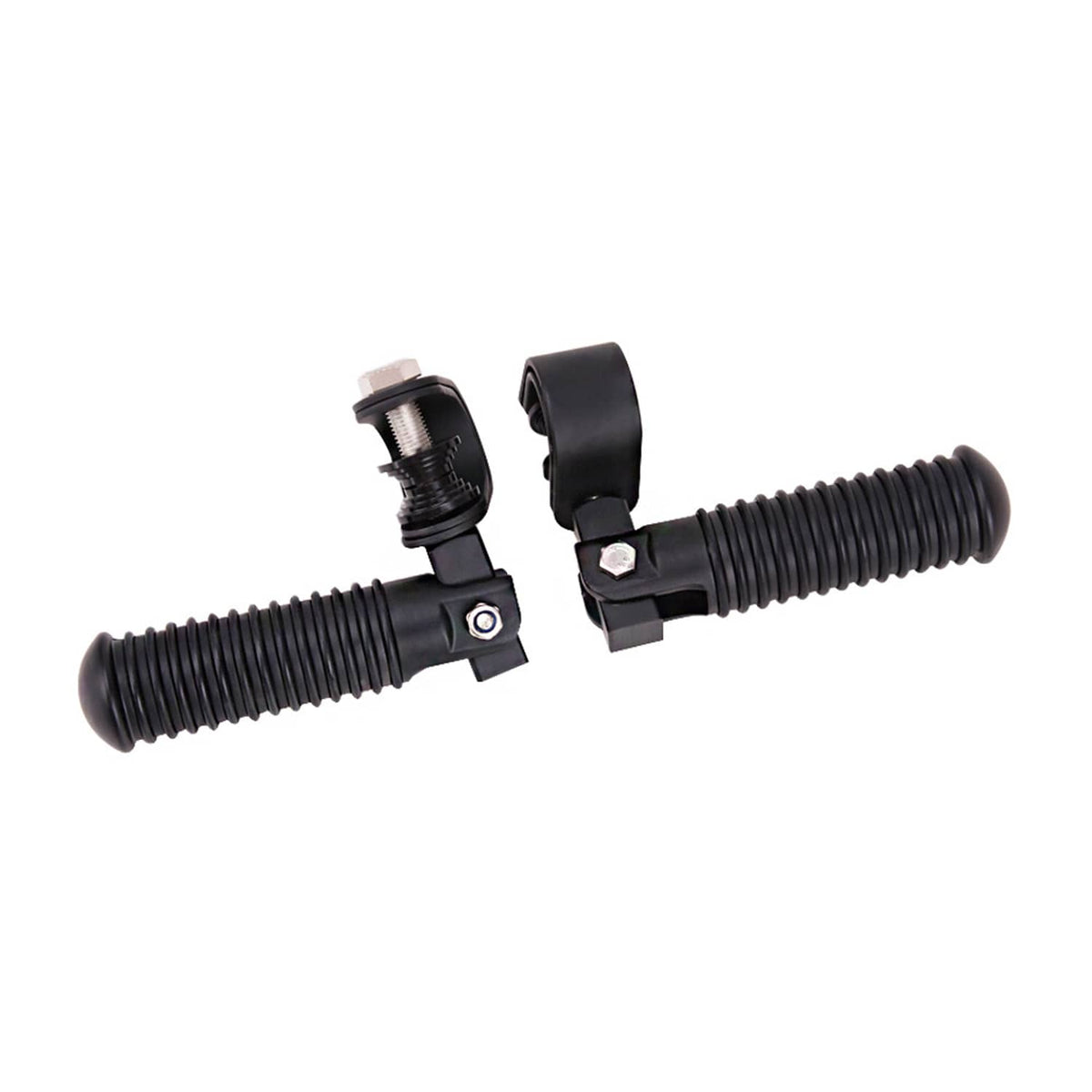Solidspare 1"~1.25" Highway Engine Guard Bar Crash Foot Pegs for Harley Touring 883 Yamaha