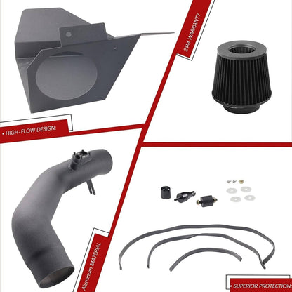Solidspare Cold Air Intake System For BMW 12-15 335i/14-16 435i M235i /16 M2 N55 3.0L Turbo
