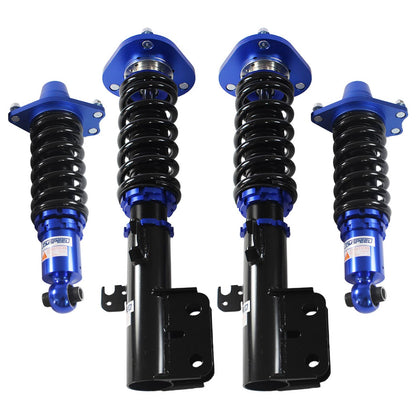 Solidspare Front & Rear Suspension Coilover Struts Coils Shocks Kit For Scion TC 2005-2010