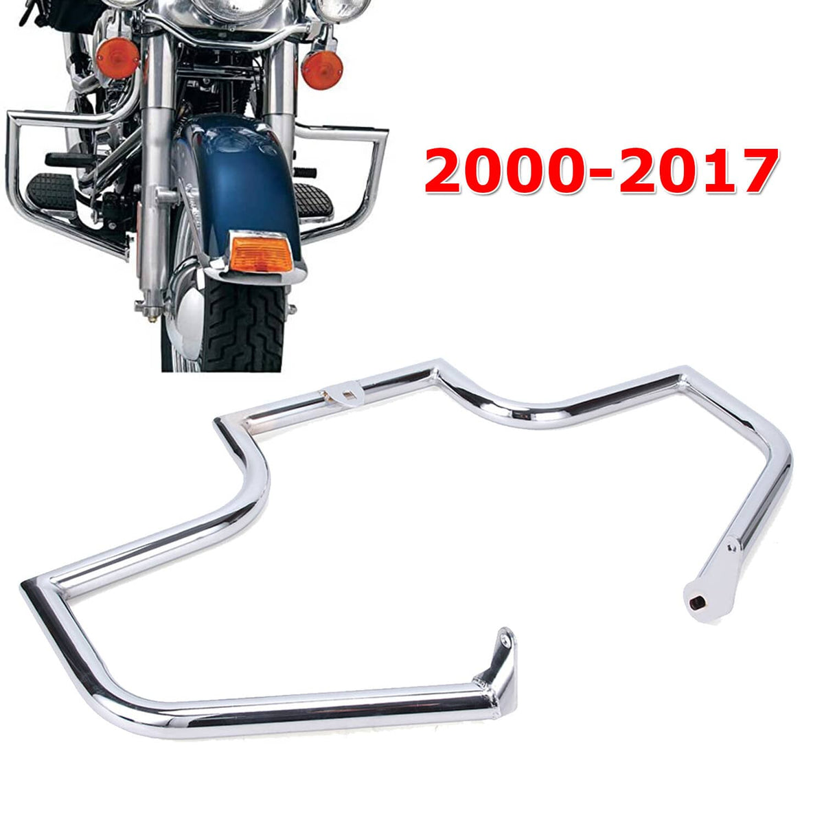 Solidspare Engine Guard Highway Crash Bar For Harley 00-17 Softail Fatboy Heritage FLSTF