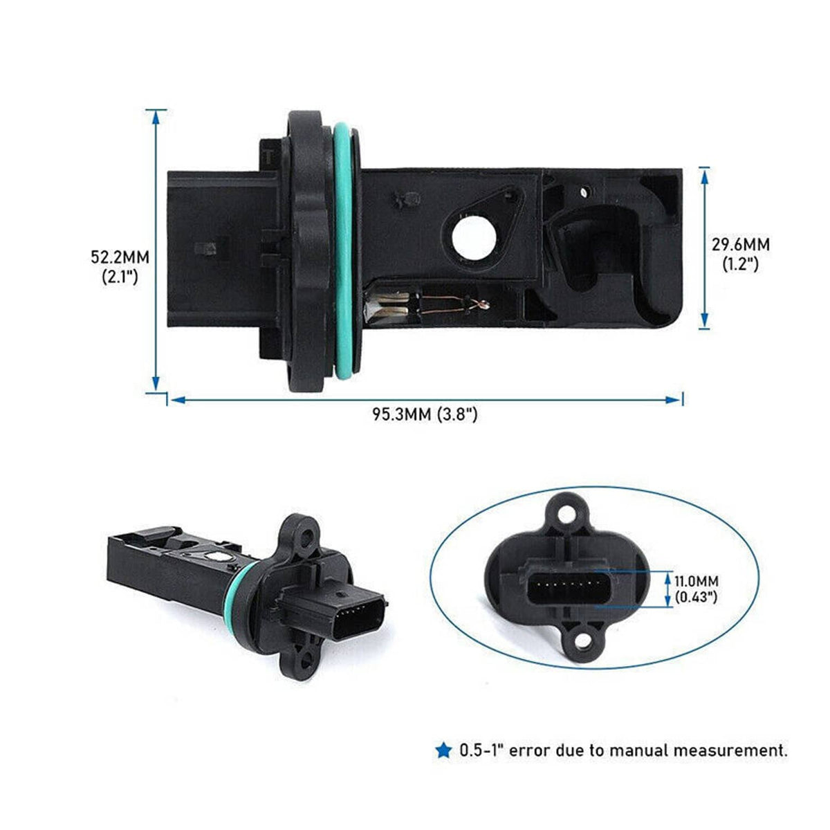 Solidspare New Air Flow Sensor Meter 0280218419 For 2017-2019 Chevrolet Cruze 1.4L 1.8L