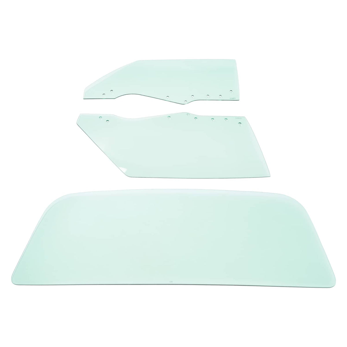 Solid Spare For Chevrolet Chevelle 1970-1972 2Door Rear & Side Door Window Glass 5PCs
