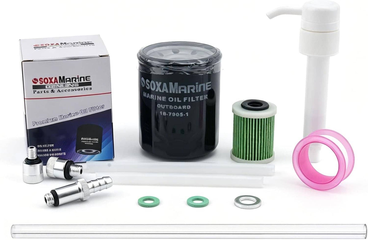 Solid Spare Outboard Oil Change Service Kit for Suzuki DF200/225/250/300/350 16510-96J10 NEW