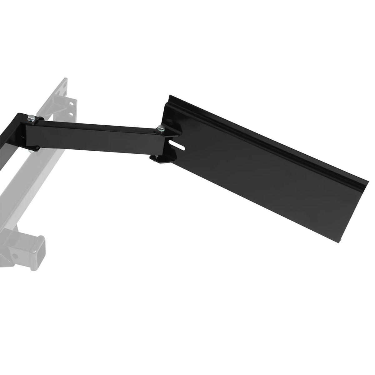 Solidspare Universal  Powder Coated Black Bumper-Mounted Swing Arm Assembly For Grilling