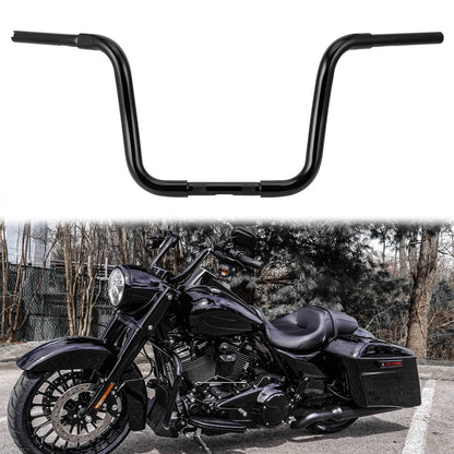 Solidspare Black 12" Rise Ape Hangers Handlebar Fit For Harley FLST FXST Sportster XL Dyna