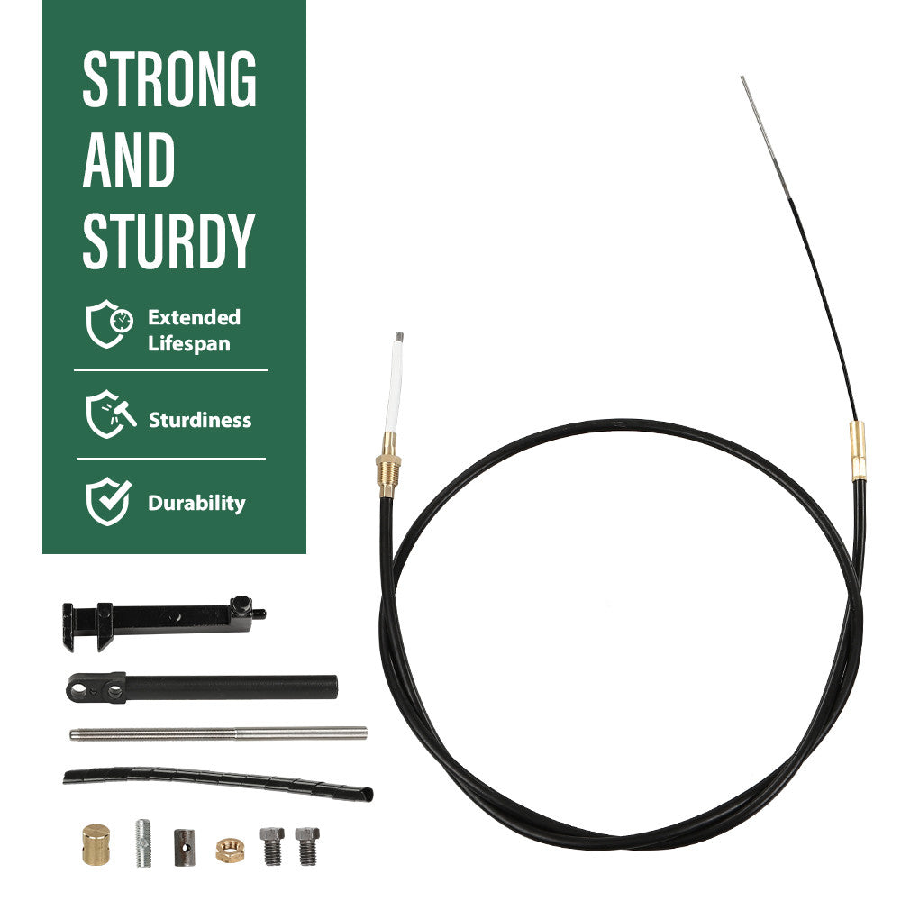 Solid Spare Lower Shift Cable Kit 865436A02 Fit For Mercruiser Alpha Gen One&Two 1 2 R MR MC
