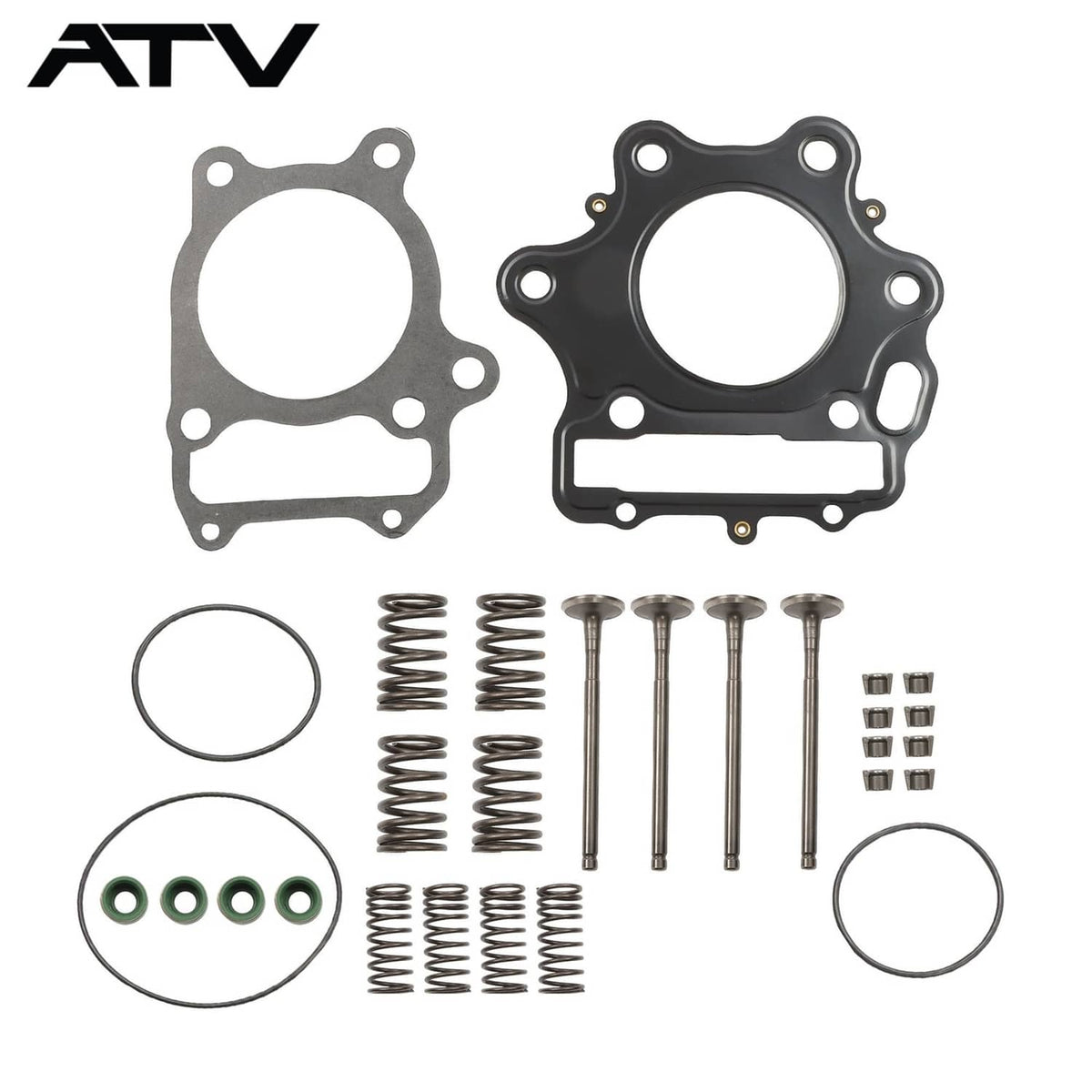 Solidspare 2X4 Cylinder Intake Exhaust Valve Kit For Honda TRX250X Fourtrax 250 1987-1992