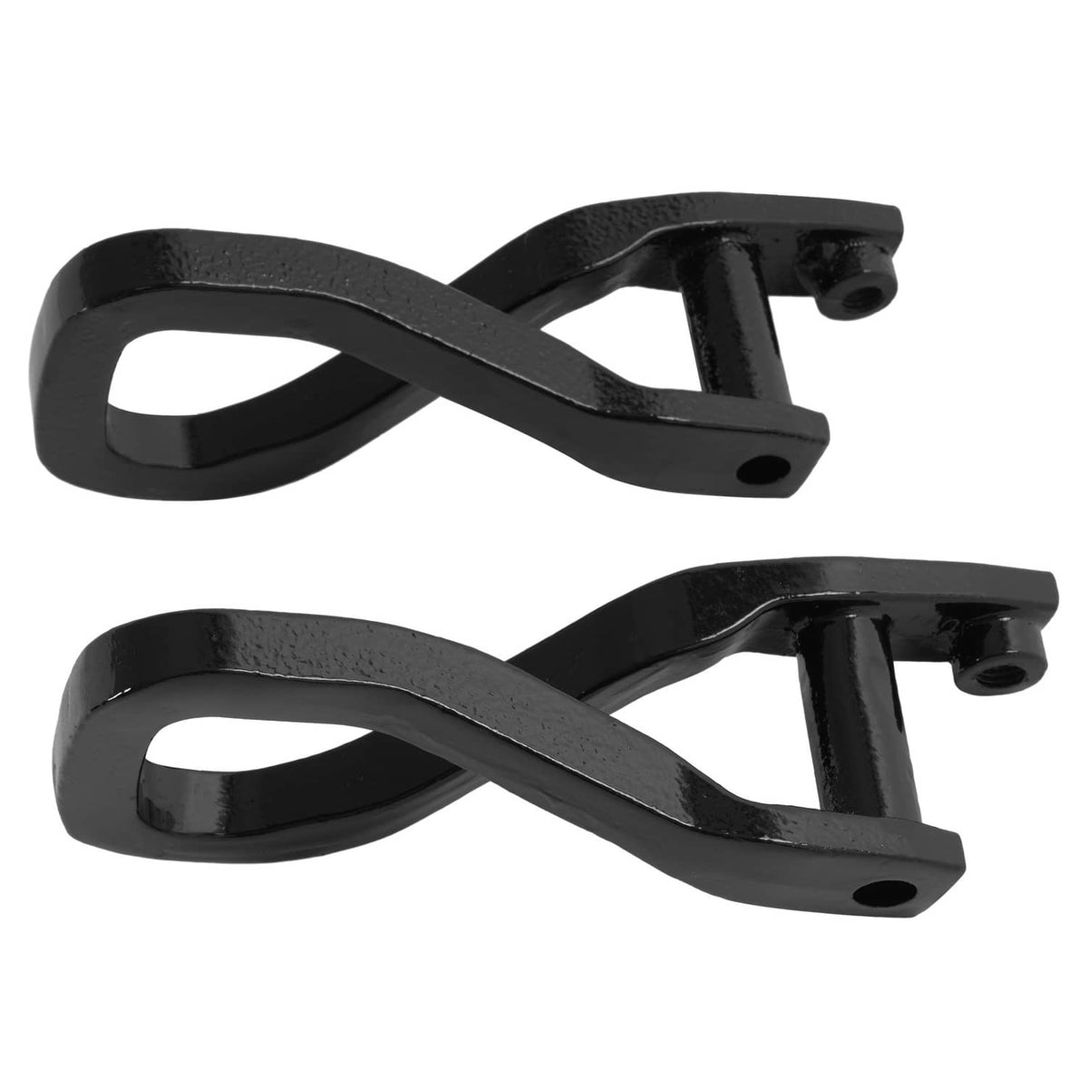 Solid Spare Heavy Duty Front Car Tow Hooks w/ Bolts For GMC Sierra 1500 2019-2026 Black