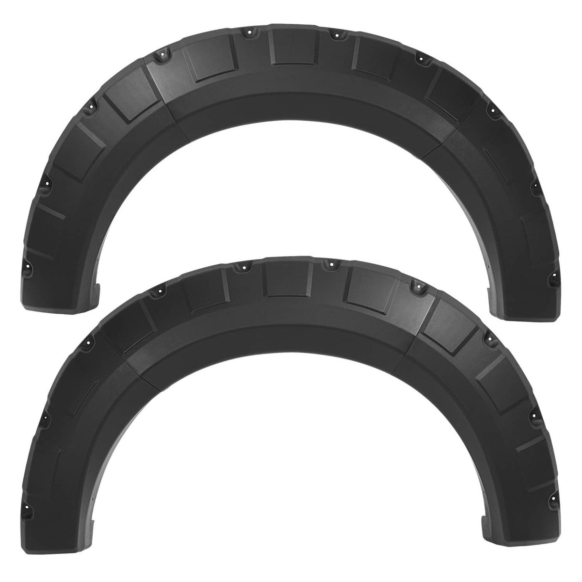 Solid Spare [4PCS] Pocket Riveted Wheel Fender Flare For 2009-2014 Ford F150 F-150 Styleside