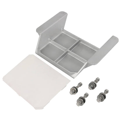 Solidspare MJ-1-DP Jack Plate 4'' Setback Small Engine Jack Plate for Outboard Up to 35HP