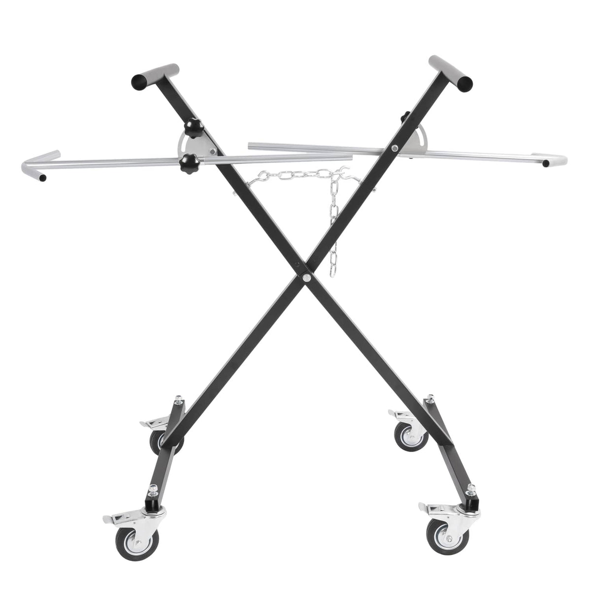 Solid Spare Adjustable Folding Auto Body Bumper Stand Mobile Storage Rack Parts Carts