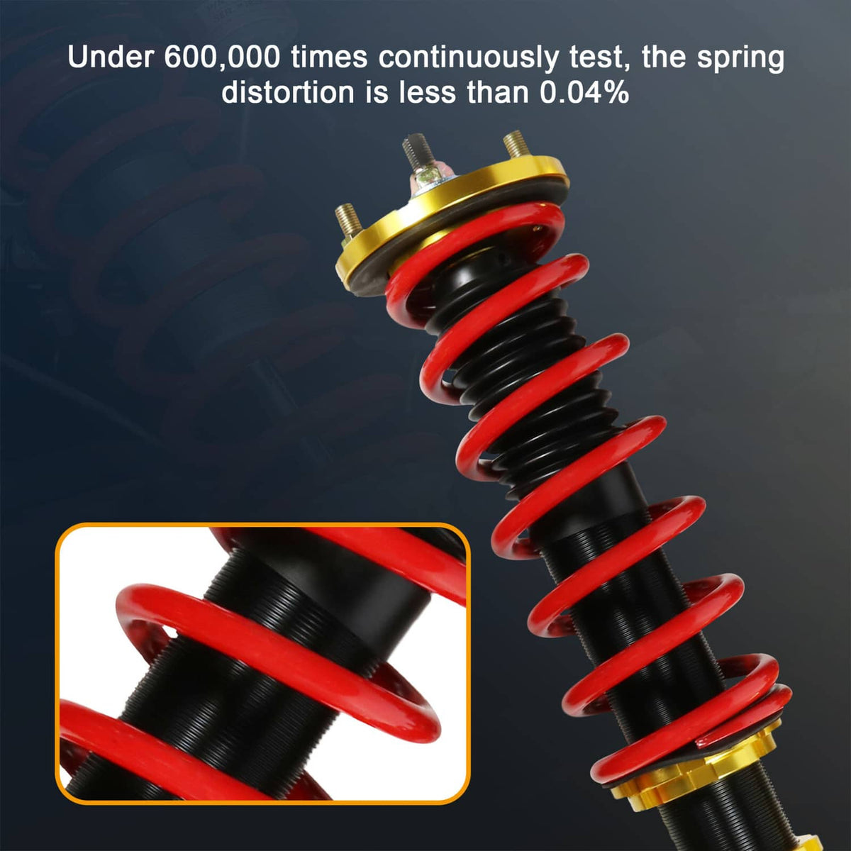 Solidspare Full Coilover Suspension Shocks FIT Honda Civic CRX 88-91 Acura Integra 90-93