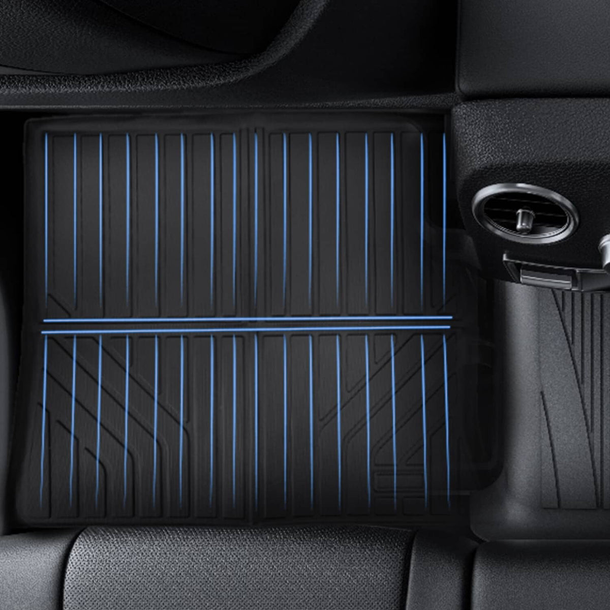 Solidspare 3D Floor Mats & Trunk Mat TPE For 2012-17 Chevy Equinox GMC Terrain All Weather