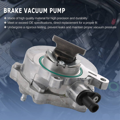 Solidspare Brake Vacuum Pump For BMW 645Ci 650i 745Li 750i 760i E63 E64 E65 E66 E70 X5 4.8L