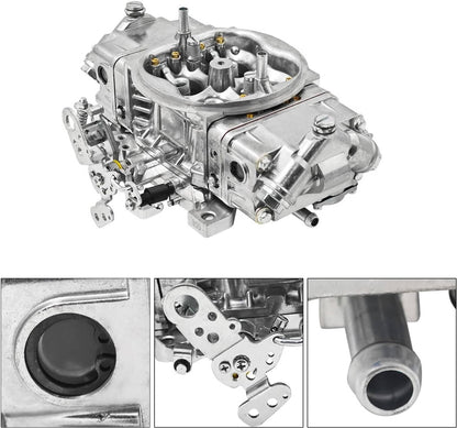 Solidspare BR-67201 850CFM 4 Barrel Carburetor Double Pumper Mechanical Performance Race