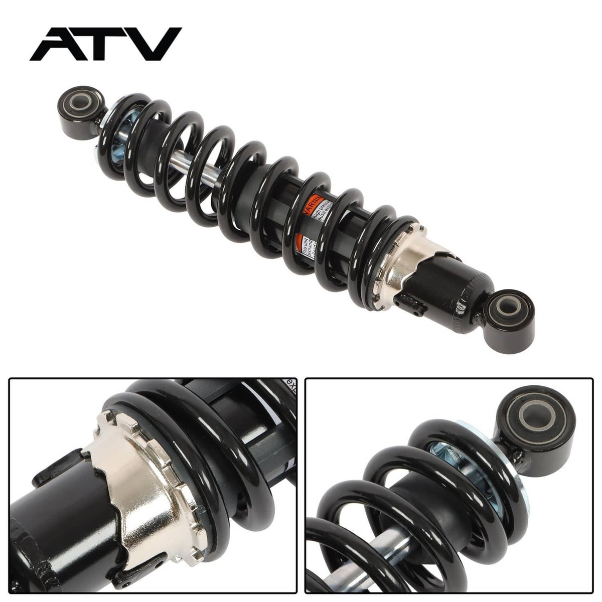 Solidspare Twin Tube Left & Right Rear Shocks For Suzuki King Quad 300 4x4 1991-2002 ATV
