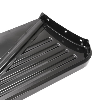 Solid Spare Black Steel Running Boards For 1953-1956 Ford F-100 F100 Pickup Truck Short Bed