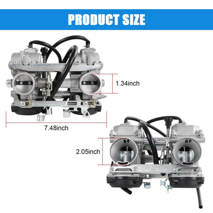 Solidspare Carburetor For Kawasaki Ninja 500 EX500 GPZ500 1987-2009 15001-1334 15002-1492