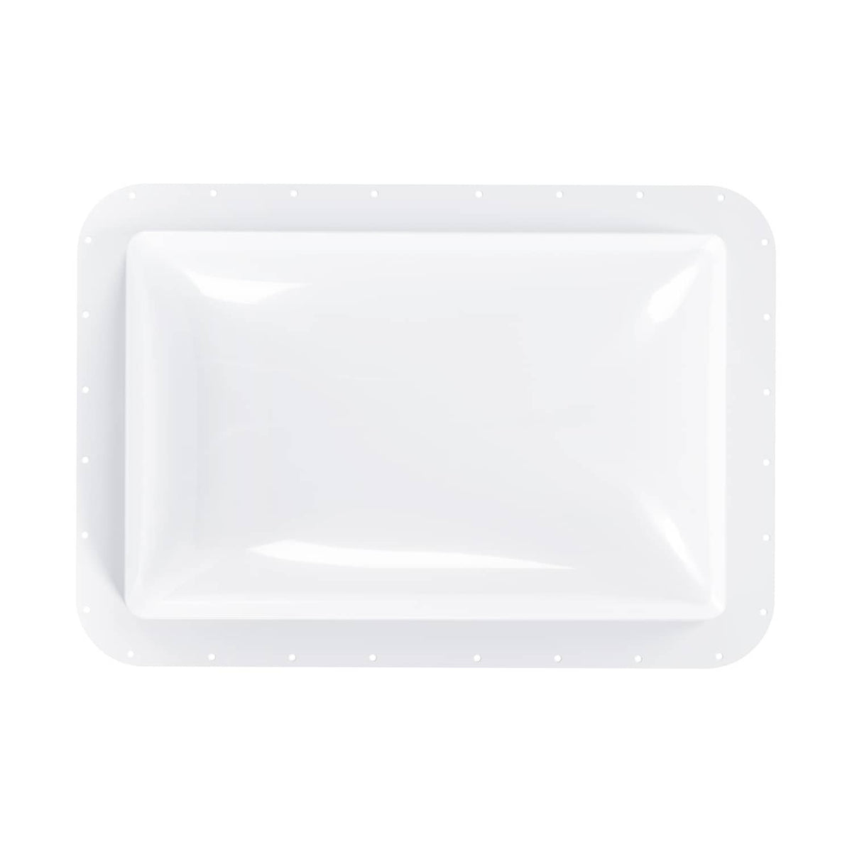 Solidspare RV Roof 18" X 26"  White Skylight Cover For Camper Skylight Truck UV Resistant