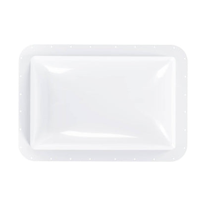 Solidspare RV Roof 18" X 26"  White Skylight Cover For Camper Skylight Truck UV Resistant
