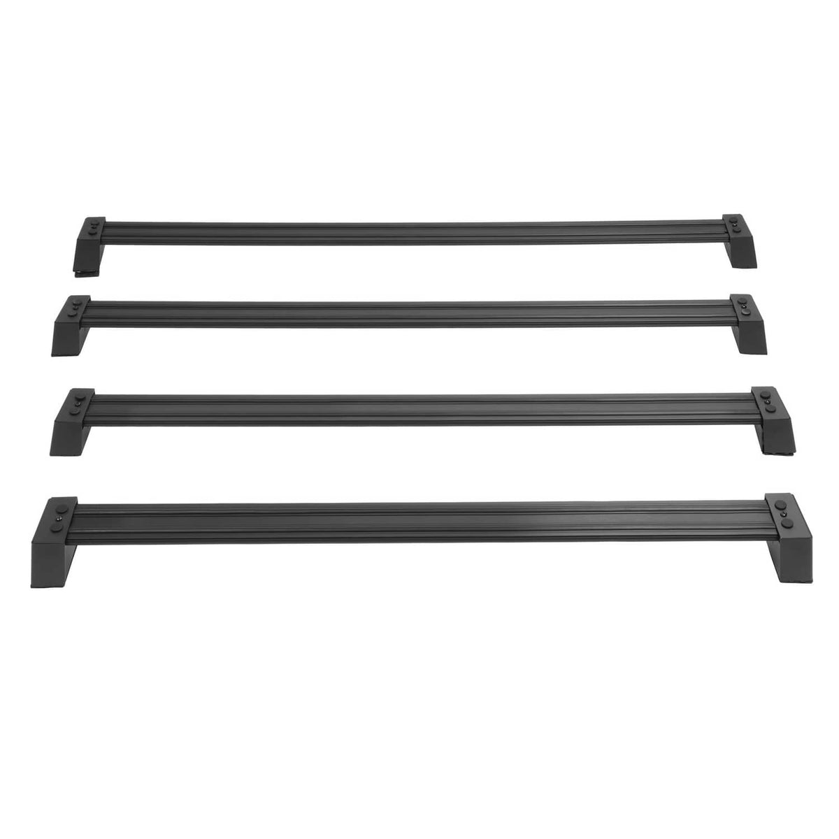 Solid Spare For Tesla Cybertruck 2024-Up Roof Rack Cross Bar Luggage Cargo Carrier 4 Pack