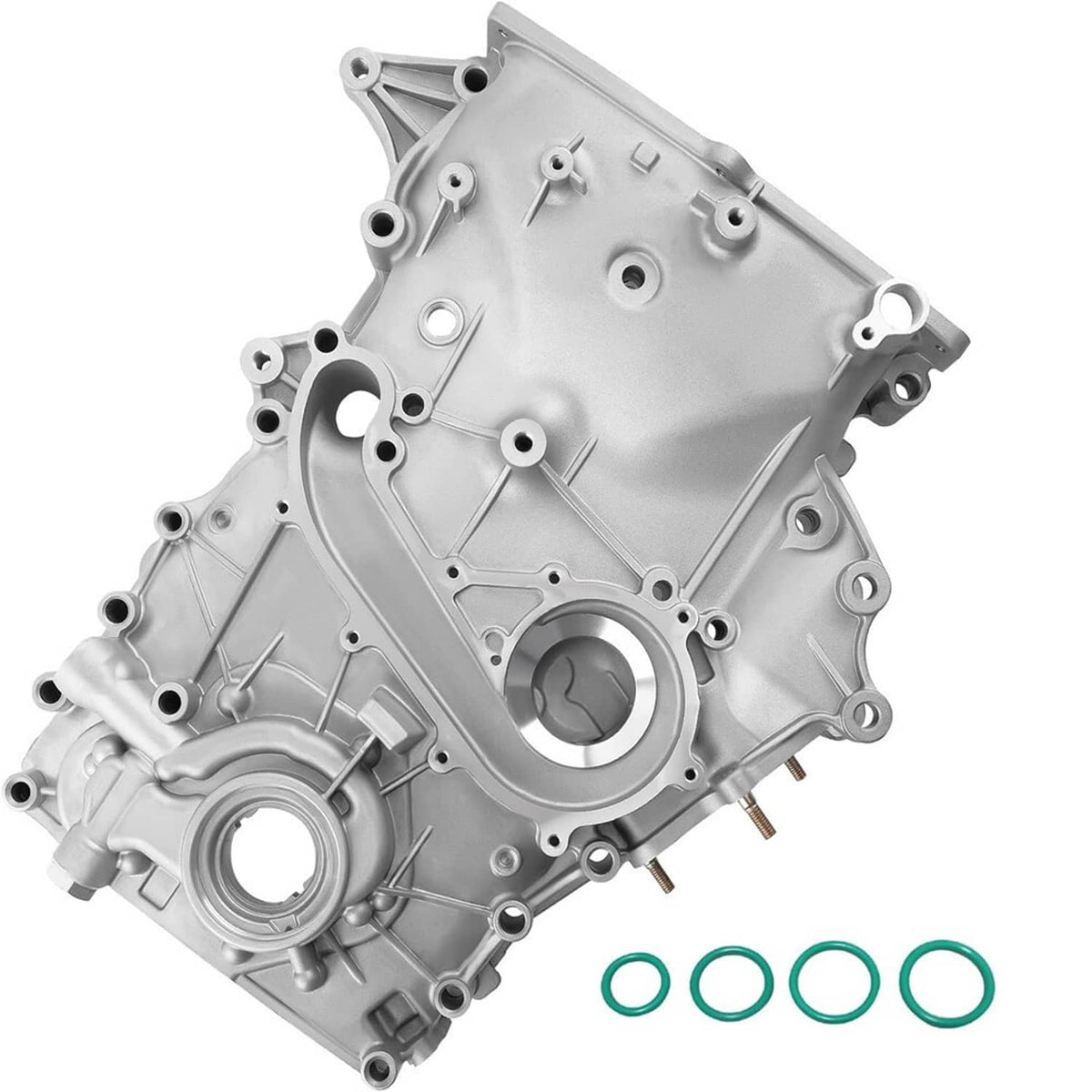 Solidspare Engine Timing Cover w/Oil Pump for 2005-15 Toyota Tacoma 16V DOHC L4 2TRFE 2.7L