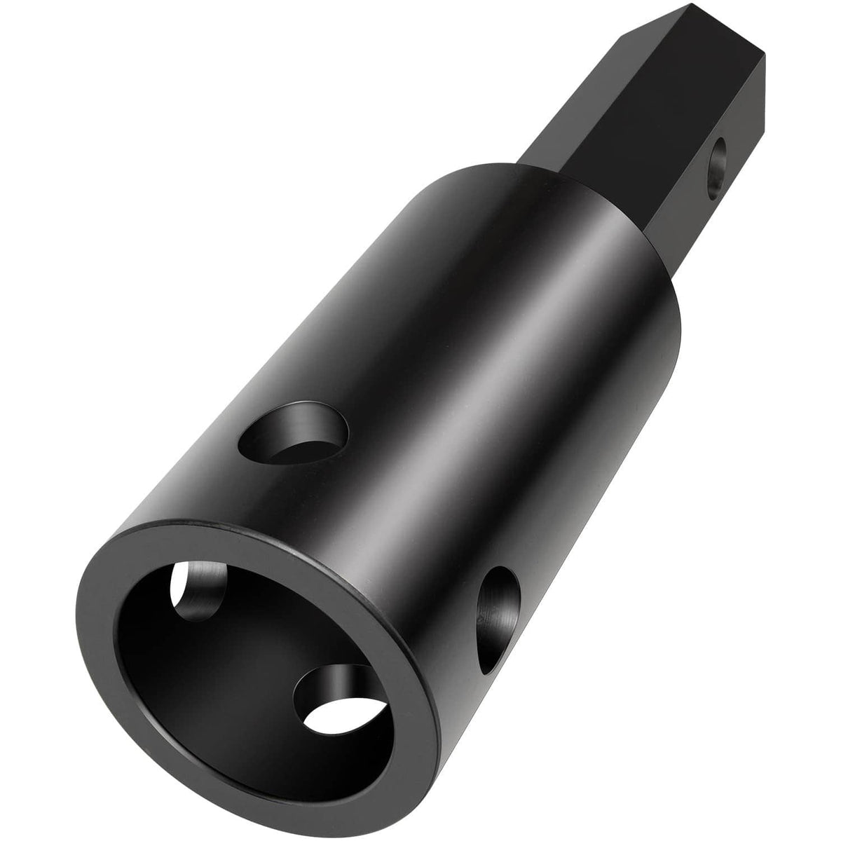 Solid Spare Heavy Duty Auger Adapter 2-9/16" Female Round to 2" Male Hex for Augers