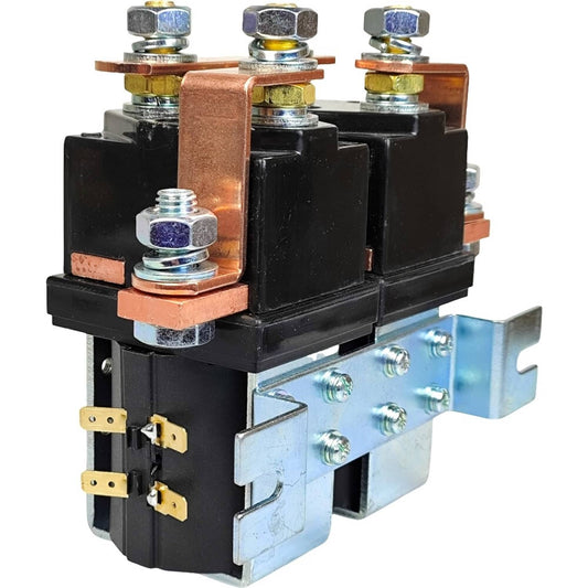 Solid Spare SW202 36V 400A Reversing Solenoid Contactor for Albright Electric Vehicle