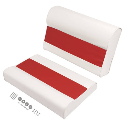 Solidspare #8WD95-1009 28" Boat Pontoon Bench Seat Cushion Set Seat Bottom+Seat Backrest