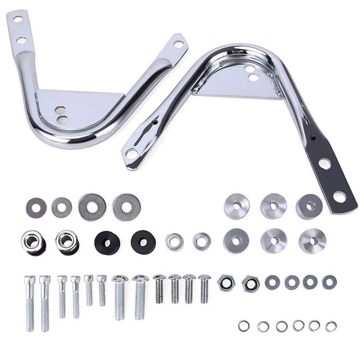 Solidspare Detachable Luggage Rack & Docking Hardware Kit For 1997- 2008 Harley Road King