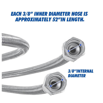 Solidspare SS Braided Transmission Cool Hoses Lines Kit For 700R4/ TH350/ TH400/ NP-700RTL