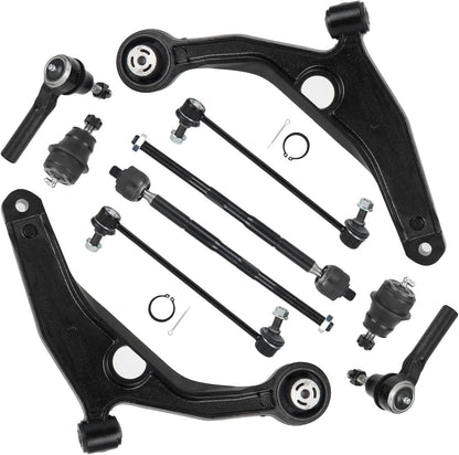 Solidspare 12Pcs for 2009-2020 Dodge Journey Front Lower Control Arms Sway Bar Tie Rods Kit