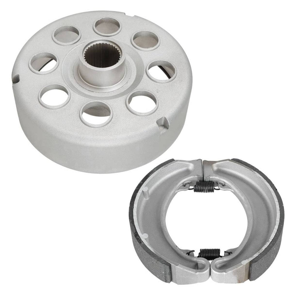 Solidspare Rear Brake Drum Hub W/Shoes Kit for Honda Fourtrax 300 TRX300 TRX300FW 1988-2000