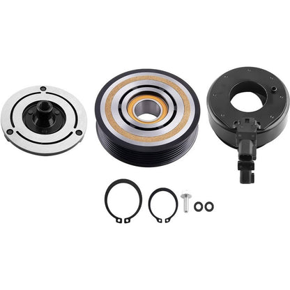 Solidspare A/C Compressor Clutch Kit Coil Pulley For 2012-2018 Jeep Wrangler 6 CyL 3.6L