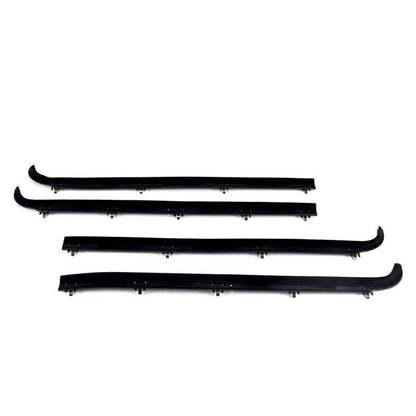 Solidspare 4PCS Door Window Seal Belt Weatherstrip Kit For 1987- 1997 Ford F150 F250 F350
