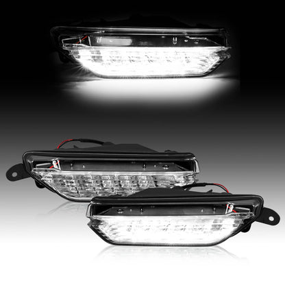 Solid Spare Pair Fog Daytime Running Light Lamp Clear For Infiniti QX50 2016 2017 LH+RH