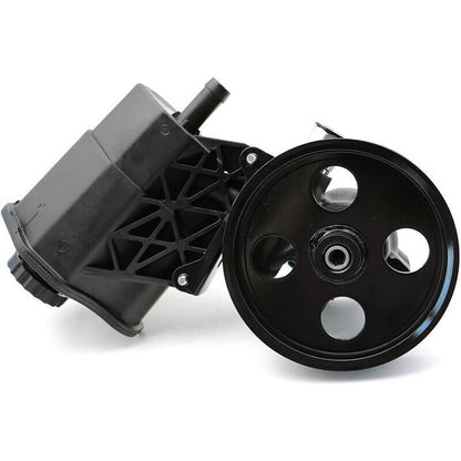 Solidspare New Power Steering Pump w/ Reservoir & Pulley For 04-07 Dodge Ram 1500 3.7L 4.7L