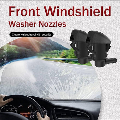 Solidspare Windshield Hood Nozzle Wiper Spray Kit For Honda Pilot 2009-2015 76810-SZA-A01ZA