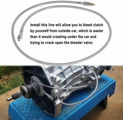 Solid Spare For F-Body Camaro Firebird Corvette C5 GTO Remote Clutch Speed Bleeder Line LS1