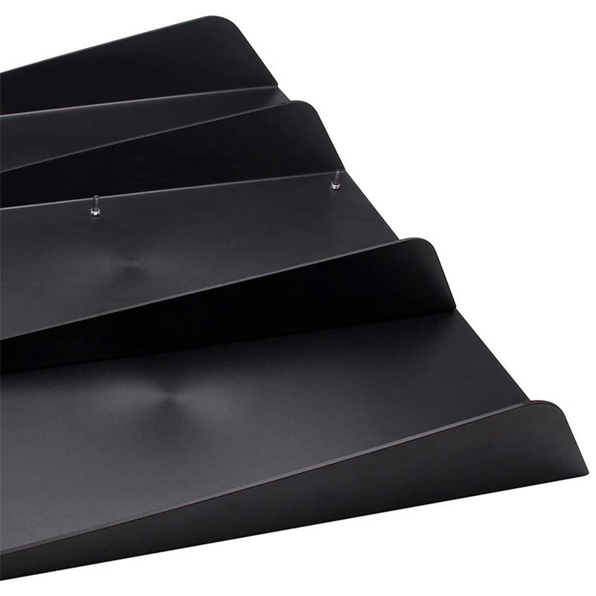 Solidspare New Rear Bumper Diffuser Shark ABS 4-Fin Spoiler Lip Splitter For Mazda Miata