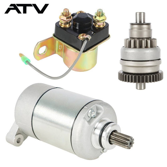 Solidspare For Polaris Sportsman 500 1996-2002 NEW Starter Drive & Relay Solenoid